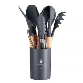 12PCs Silicone Kitchenware Non-Stick Cookware Kitchen Utensils Set