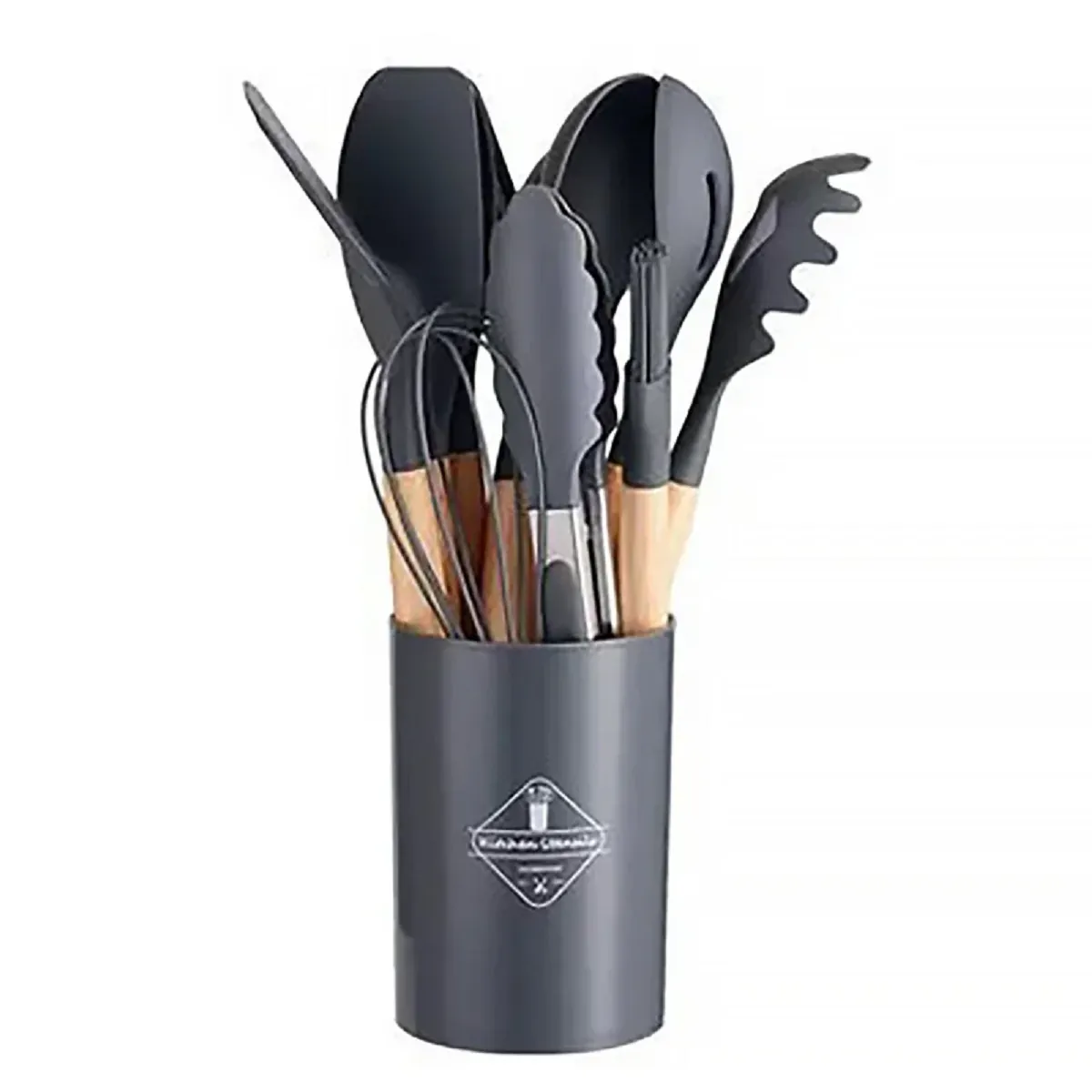 12PCs Silicone Kitchenware Non-Stick Cookware Kitchen Utensils Set