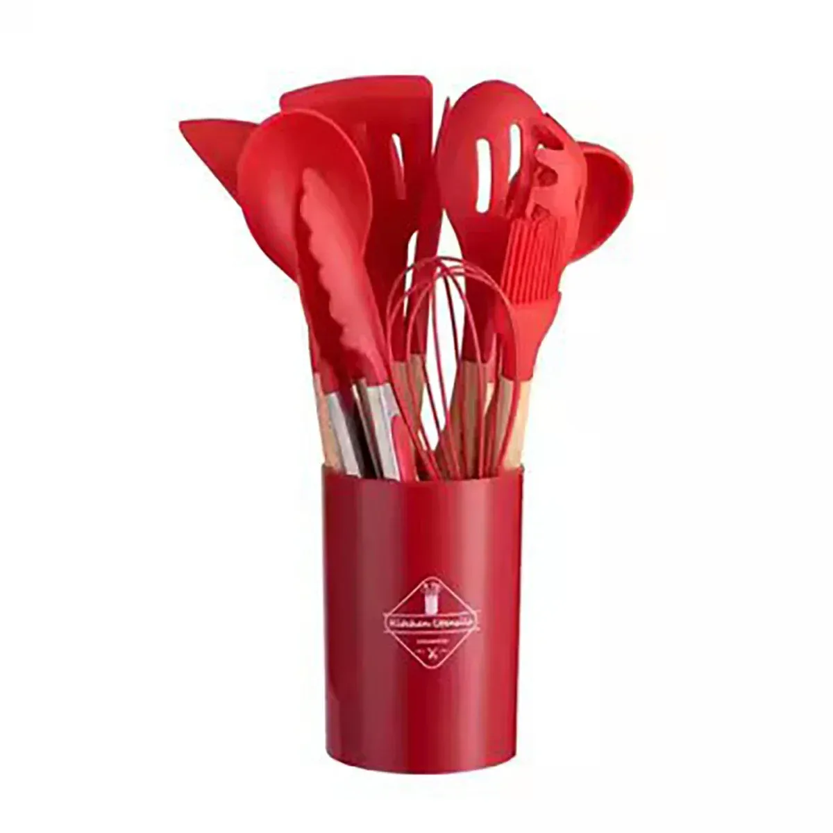 12PCs Silicone Kitchenware Non-Stick Cookware Kitchen Utensils Set