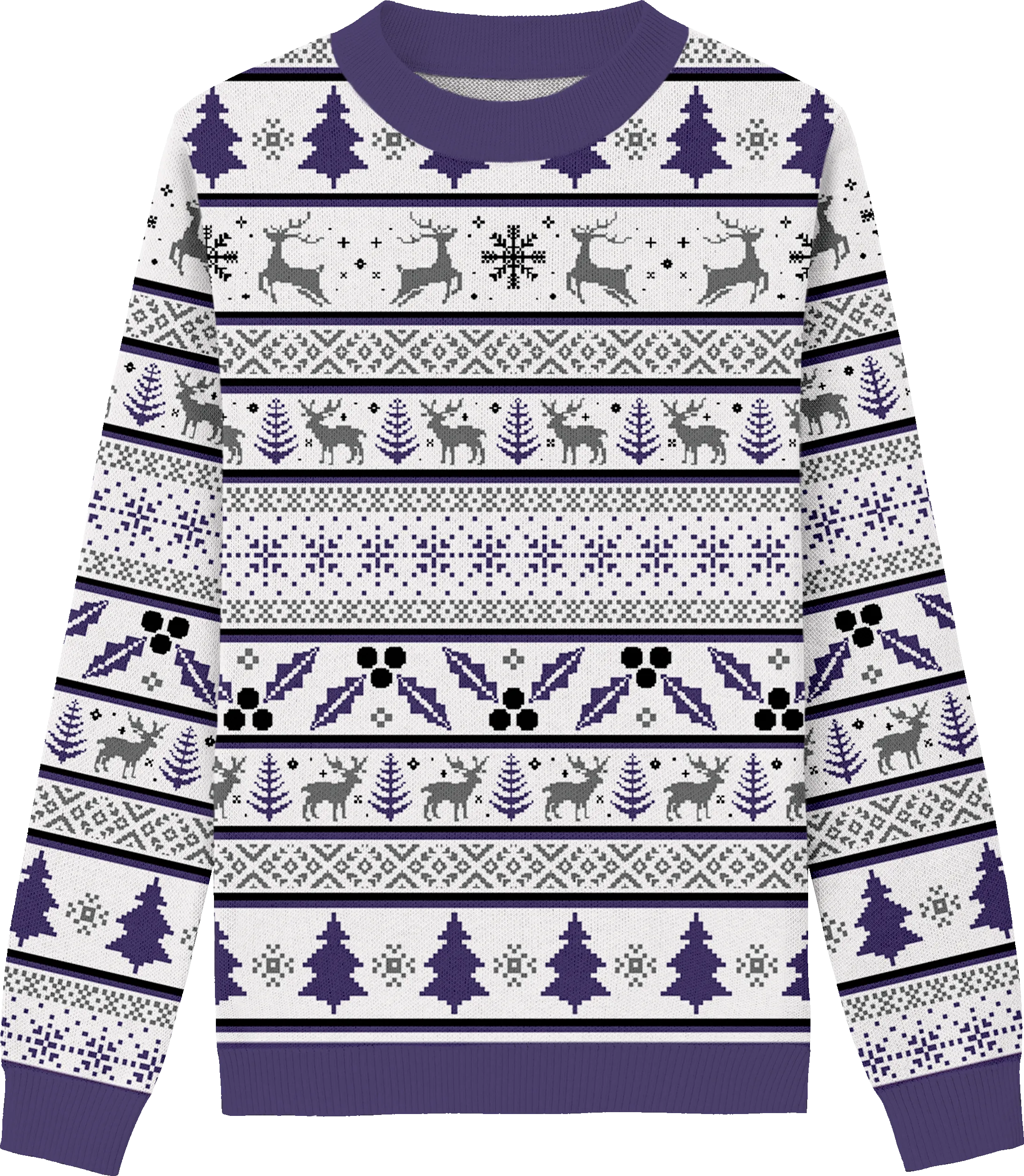Asexual / Demisexual Christmas Classic Fit Knit Crewneck