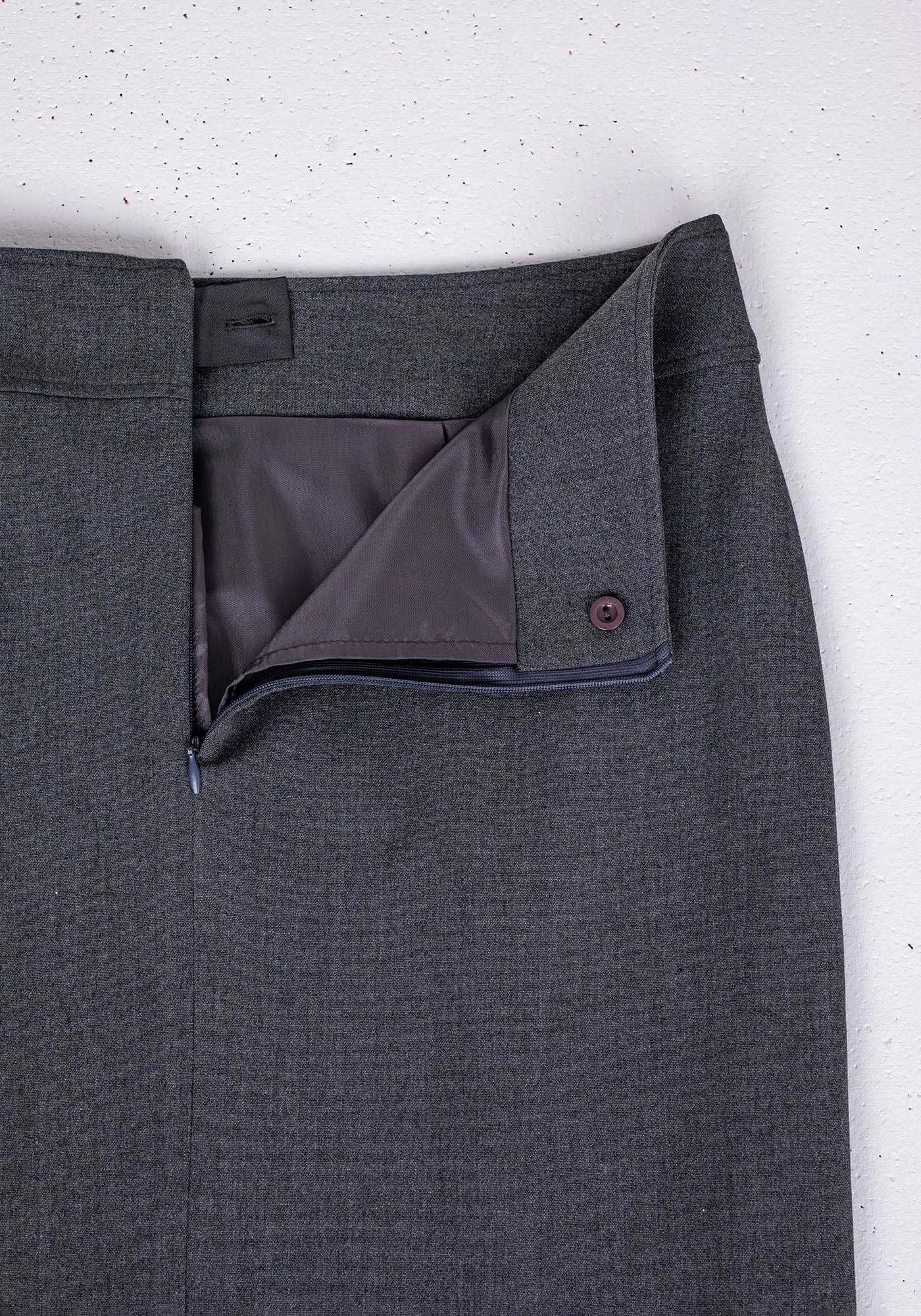 Back Vented Midi Pencil Skirt - G-Line