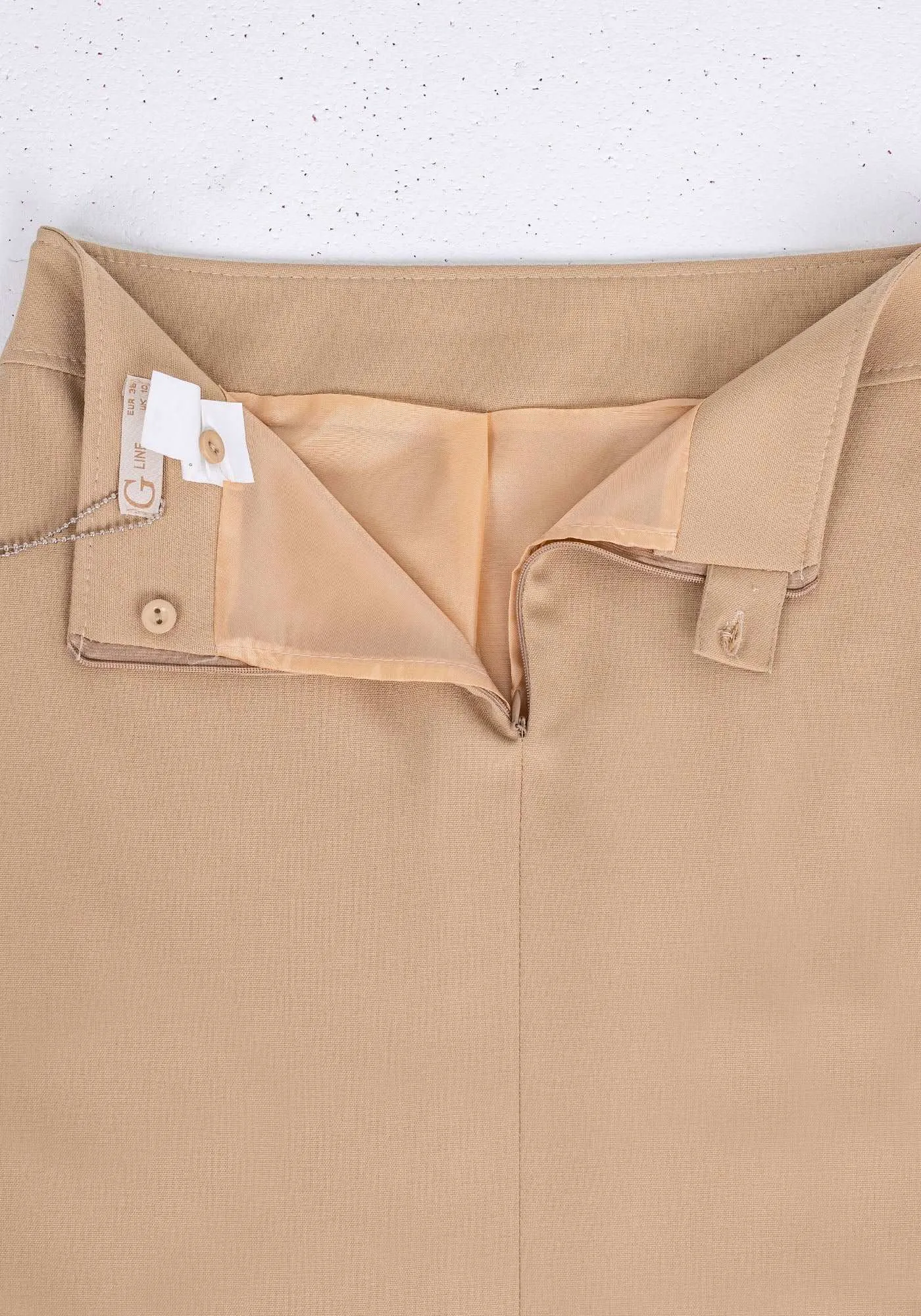 Back Vented Midi Pencil Skirt - G-Line
