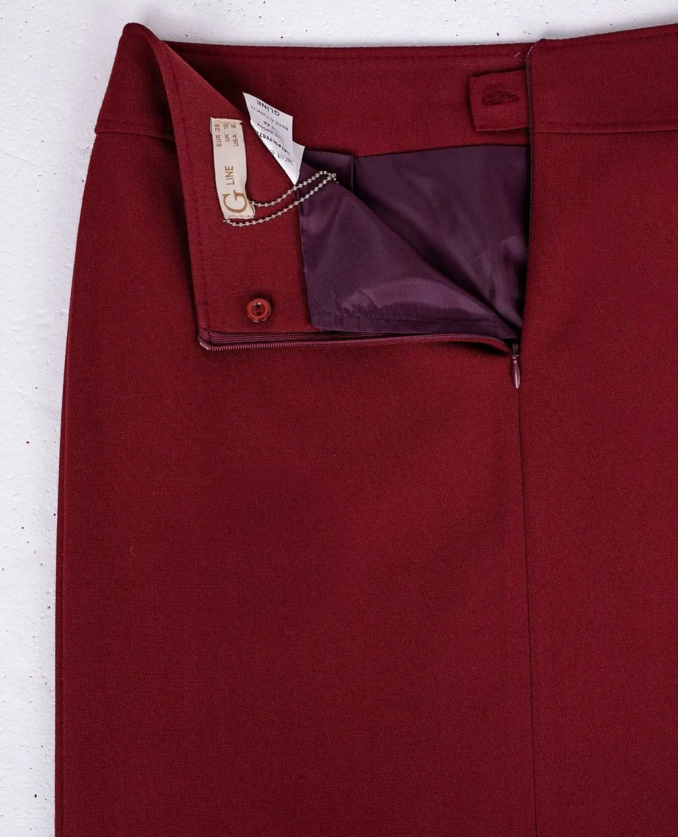 Back Vented Midi Pencil Skirt - G-Line