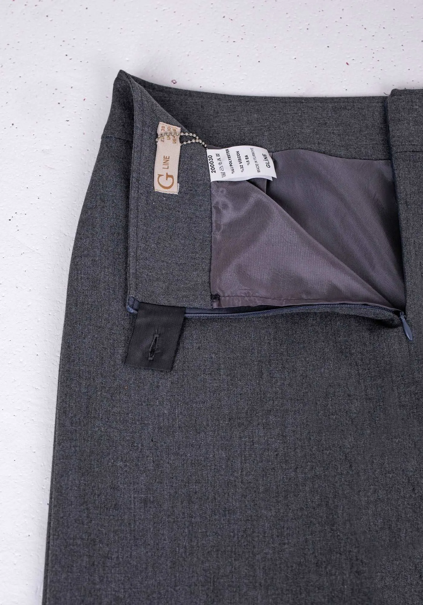 Back Vented Midi Pencil Skirt - G-Line