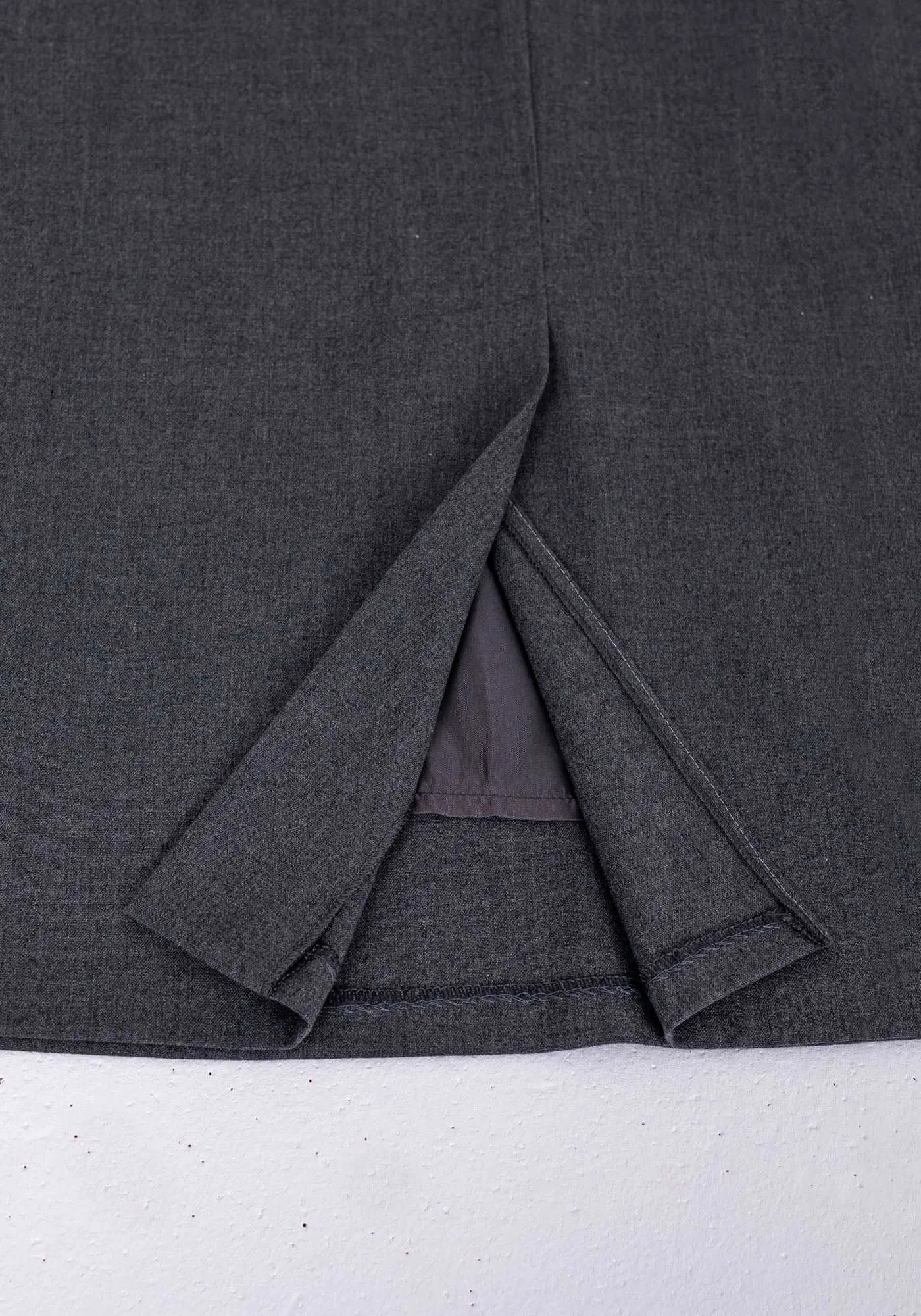 Back Vented Midi Pencil Skirt - G-Line