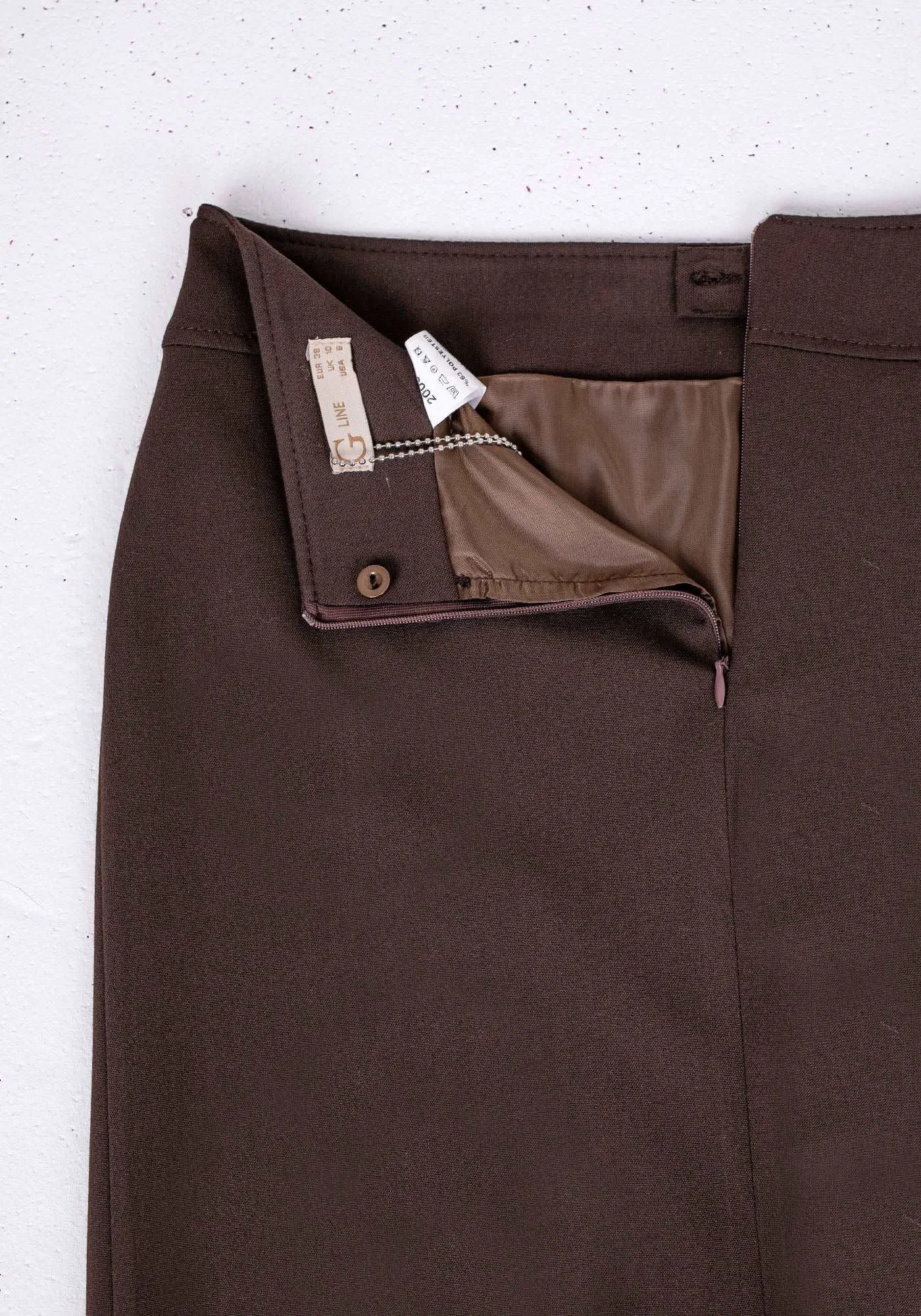 Back Vented Midi Pencil Skirt - G-Line