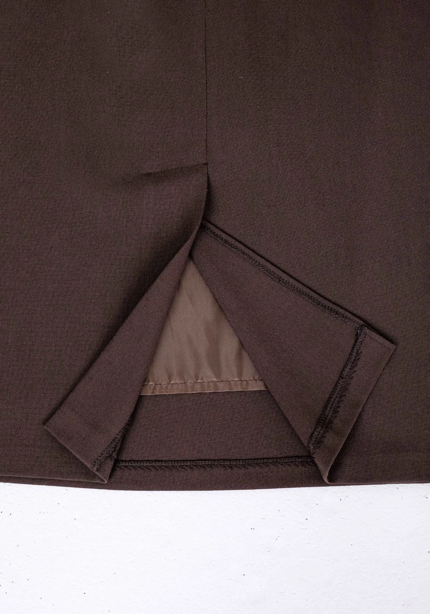 Back Vented Midi Pencil Skirt - G-Line