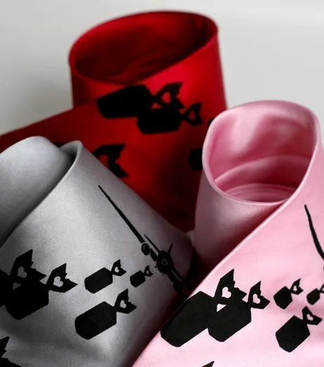 Bombs Away! Microfiber Necktie