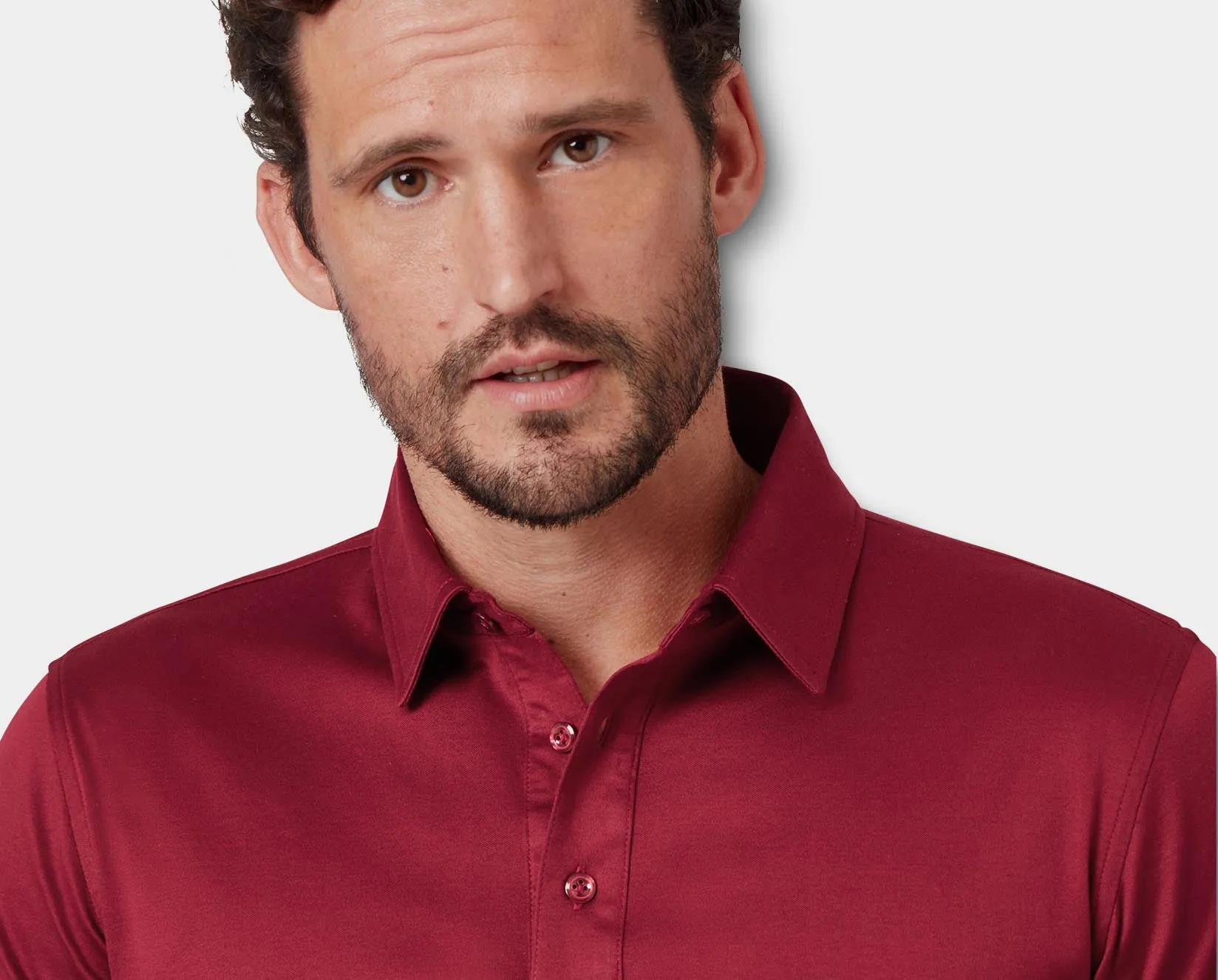 Cardinale Red Egyptian Cotton Polo Shirt
