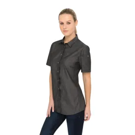 Chef Works SHC03WBLKS Cook's Shirt