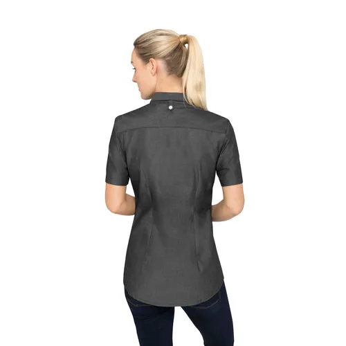 Chef Works SHC03WBLKS Cook's Shirt