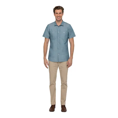 Chef Works SHC04BSTL Cook's Shirt