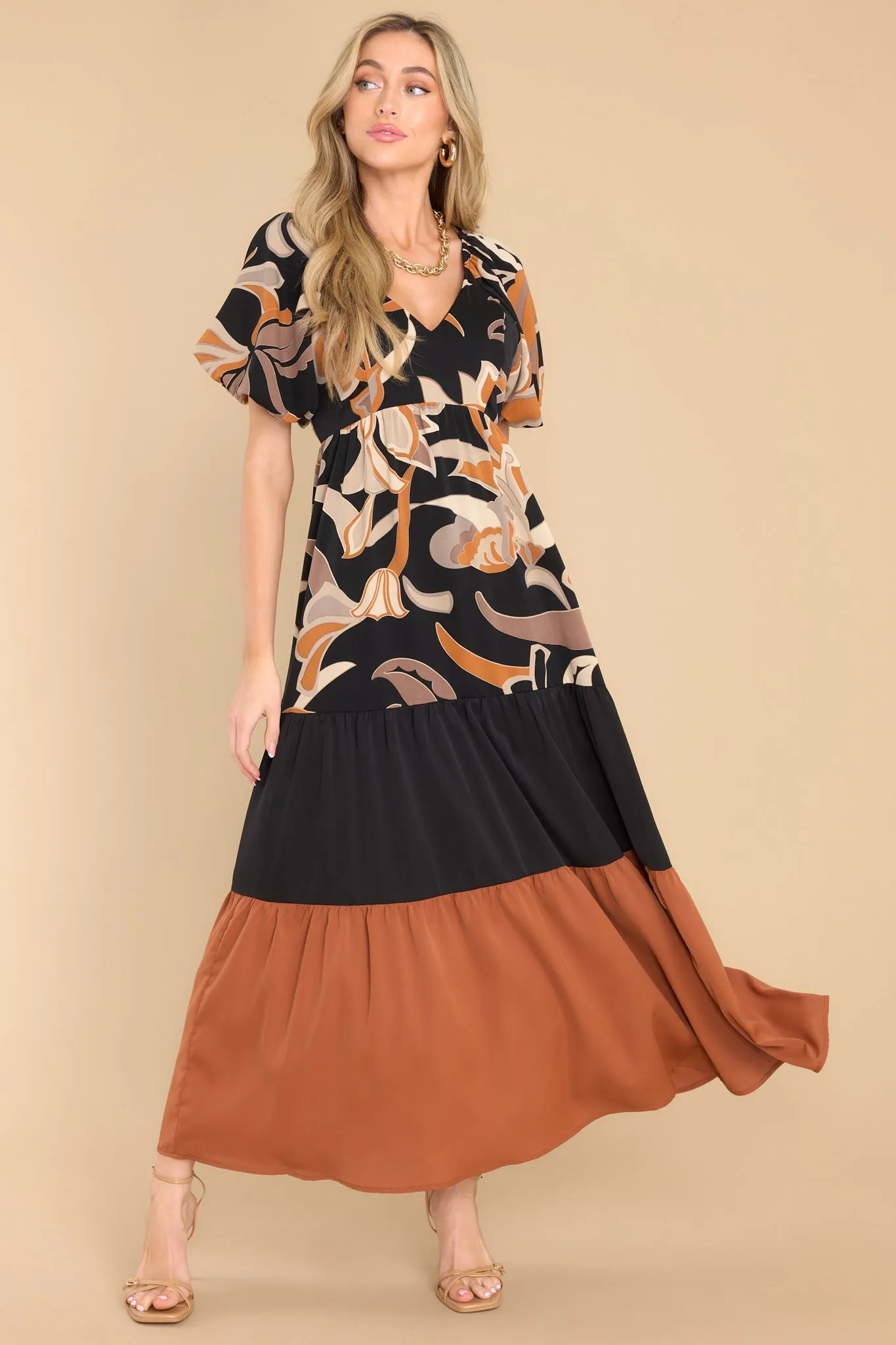 Confidence To Spare Black Maxi Dress