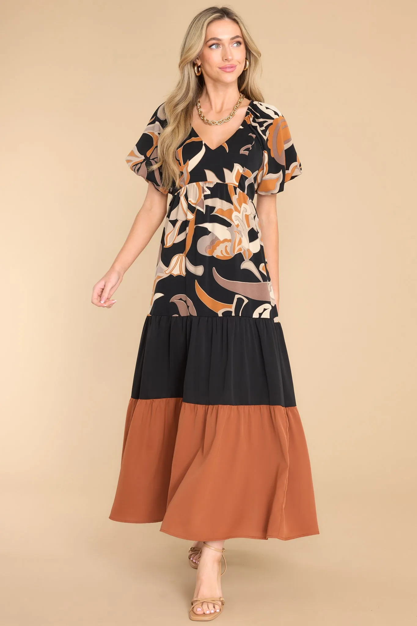 Confidence To Spare Black Maxi Dress