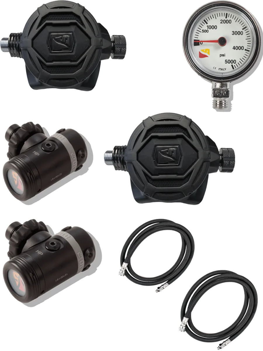 Dive Rite XT4 Doubles Regulator Package