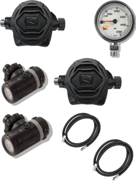 Dive Rite XT4 Doubles Regulator Package