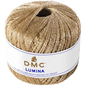 Dmc Lumina 20gm Crochet Yarn, Metallic Copper
