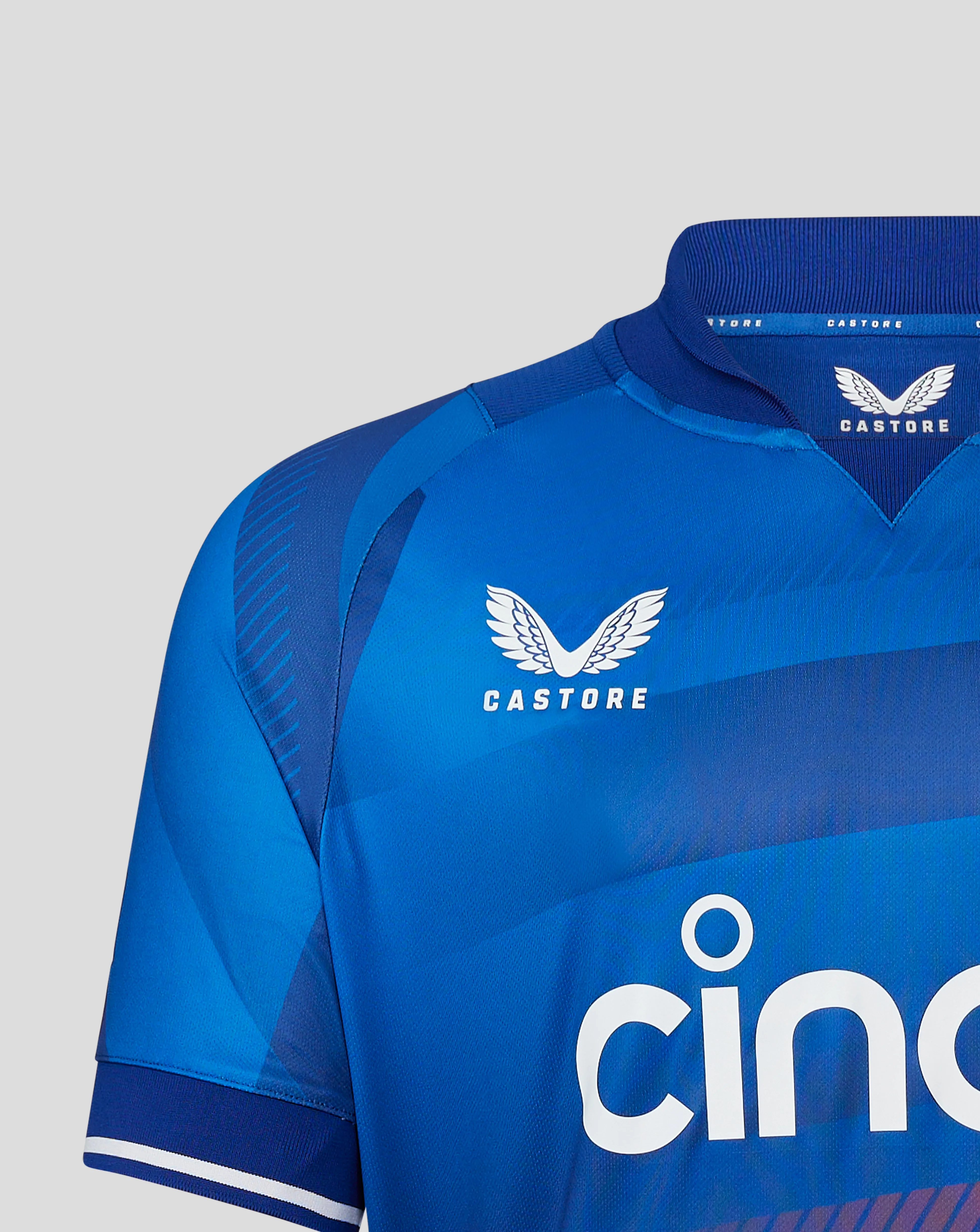 England Cricket Men's ODI Shirt - Blue