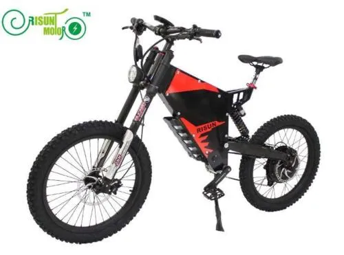 Exclusive Customize FC-1 Stealth Bomber Ebike Strong Steel Frame Fit 72V 3000W-8000W Power Mountain Ebike