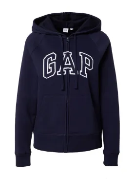 GAP zip-up sweatshirt, navy