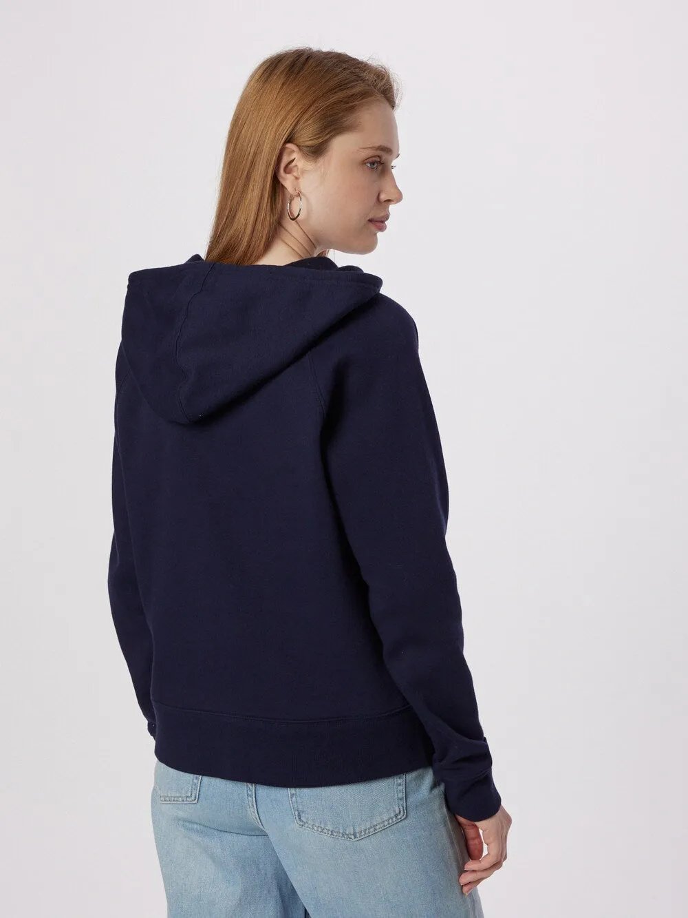 GAP zip-up sweatshirt, navy