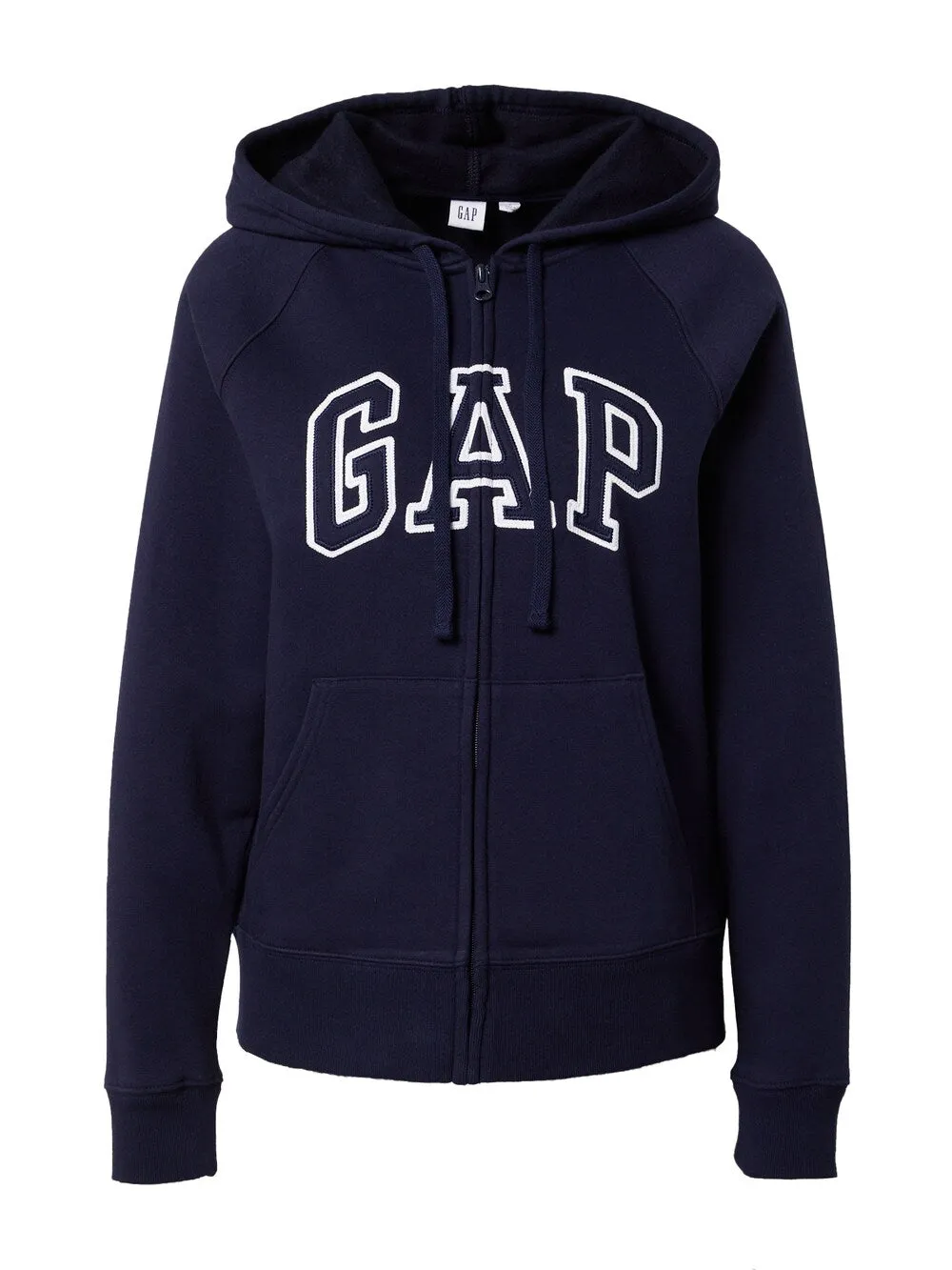 GAP zip-up sweatshirt, navy