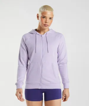 Gymshark Training Zip Hoodie - Soft Lilac