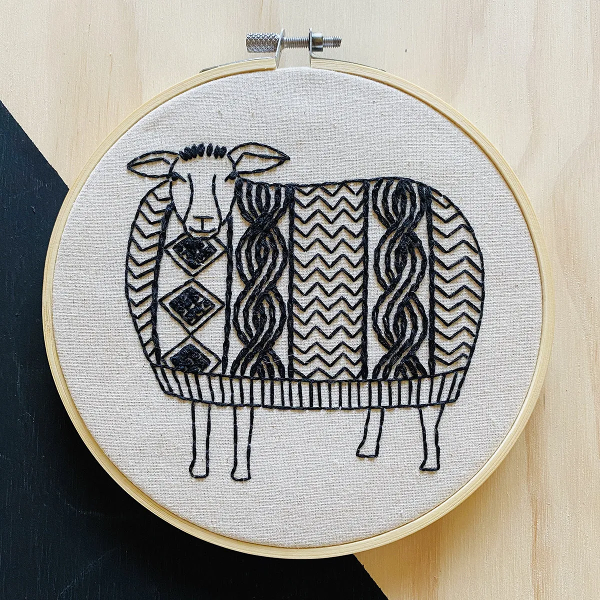 Hook, Line & Tinker - Sweater Weather Complete Embroidery Kit