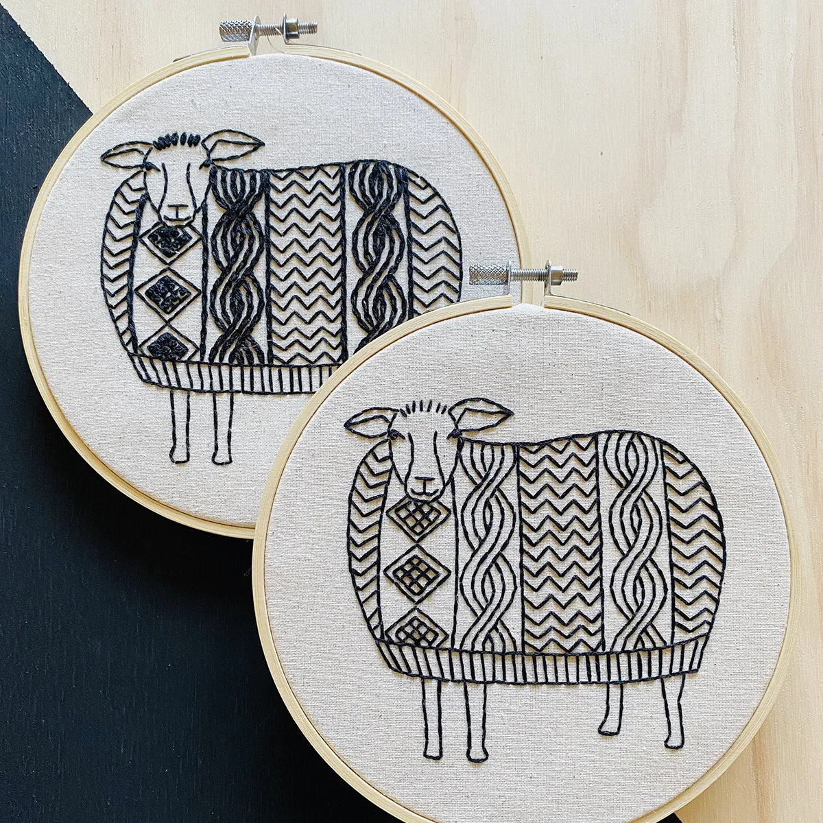 Hook, Line & Tinker - Sweater Weather Complete Embroidery Kit