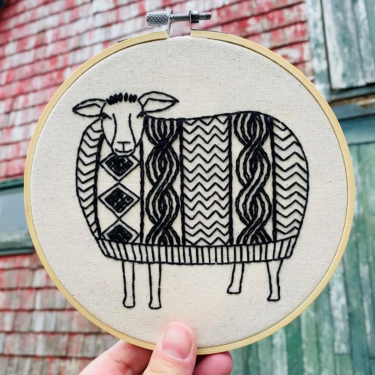 Hook, Line & Tinker - Sweater Weather Complete Embroidery Kit