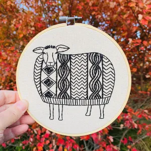 Hook, Line & Tinker - Sweater Weather Complete Embroidery Kit