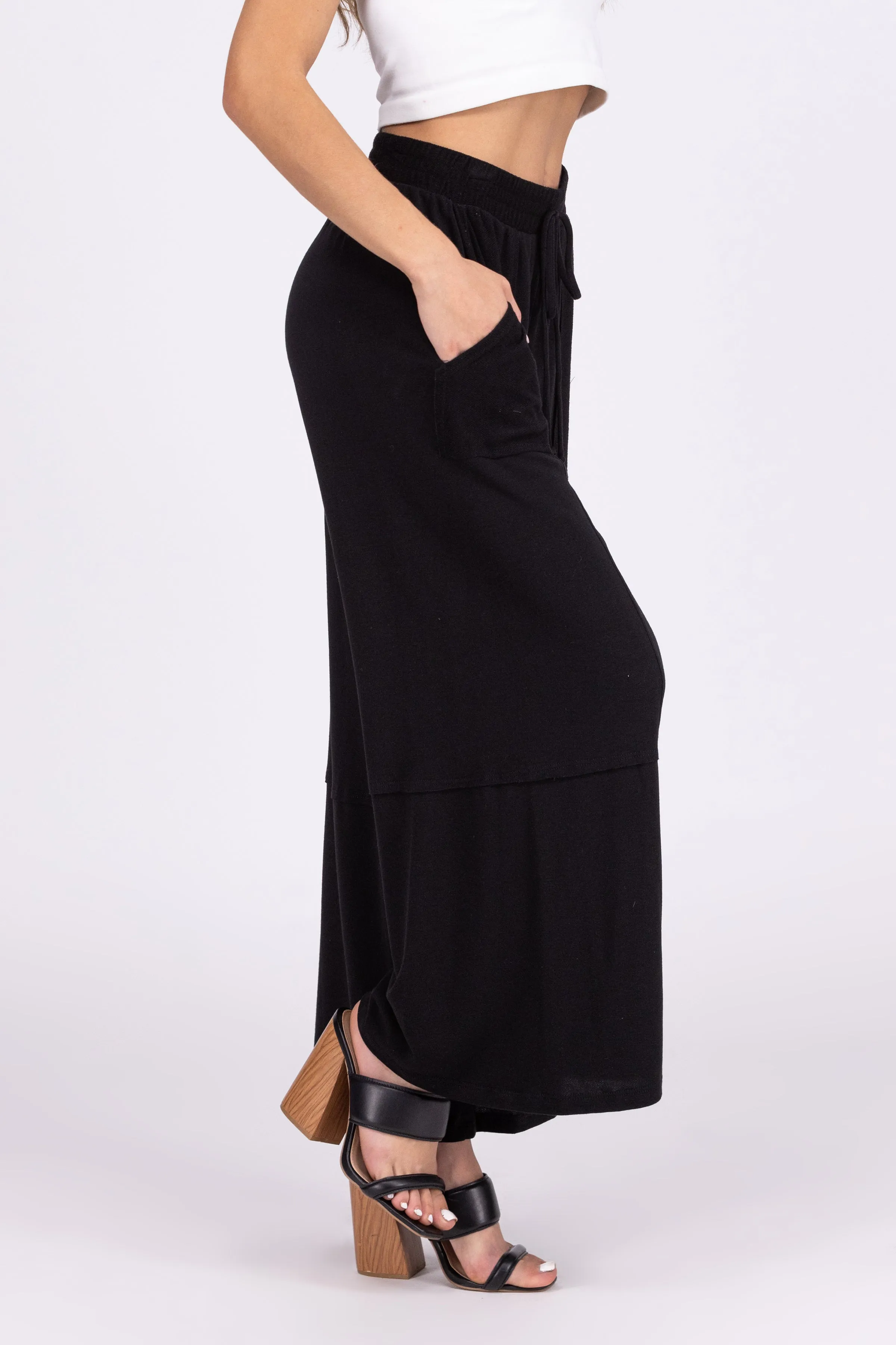 Just Go With The Flow Wide Leg Pants