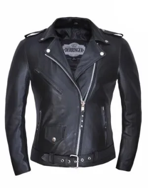 Ladies Black Lambskin Jacket