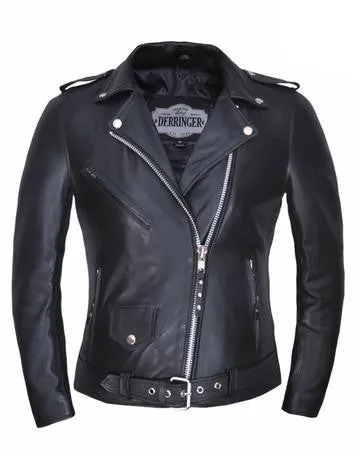 Ladies Black Lambskin Jacket