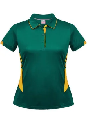 Ladies Tasman Polo Bottle/Gold