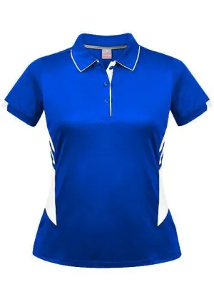 Ladies Tasman Polo Royal/White