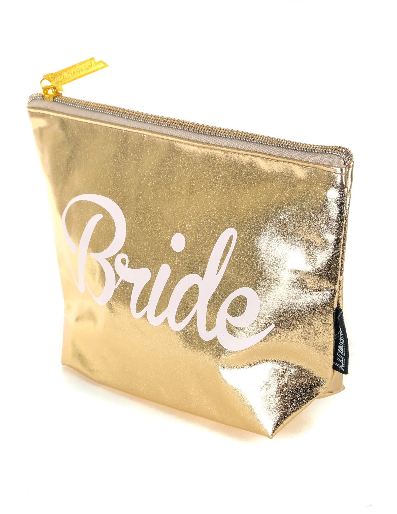 Make-Up Bag | Zip Pouch | BRIDE Metallic Gold