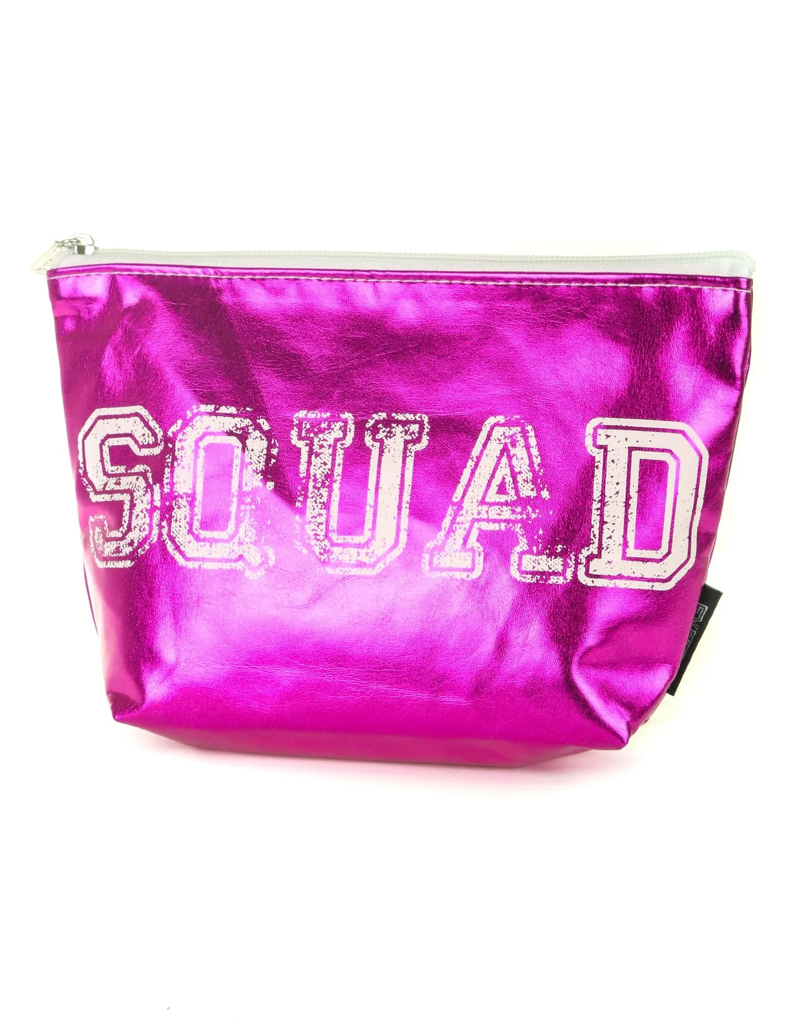 Make-Up Bag | Zip Pouch | SQUAD Metallic Magenta