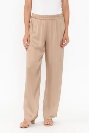 Malta Gold Wide Leg Pants
