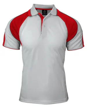 Mens Murray Polo White/Red
