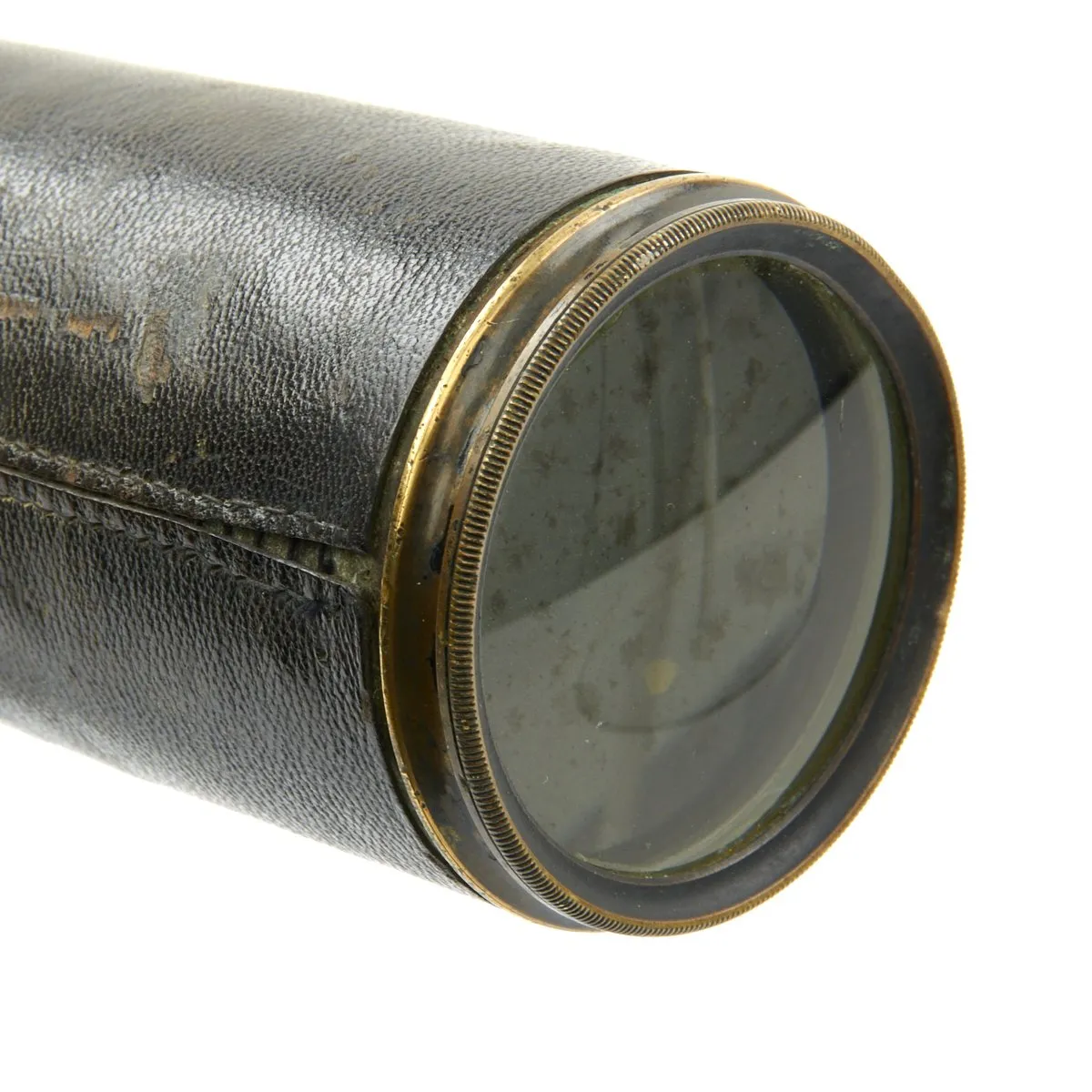 Original British WWI French-Made Trench M.G. Telescope mounted on Hotchkiss Portative Tripod