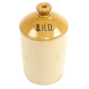 Original British WWI Military Issue S.R.D. Imperial Gallon Rum Jug by Pearson & Co.