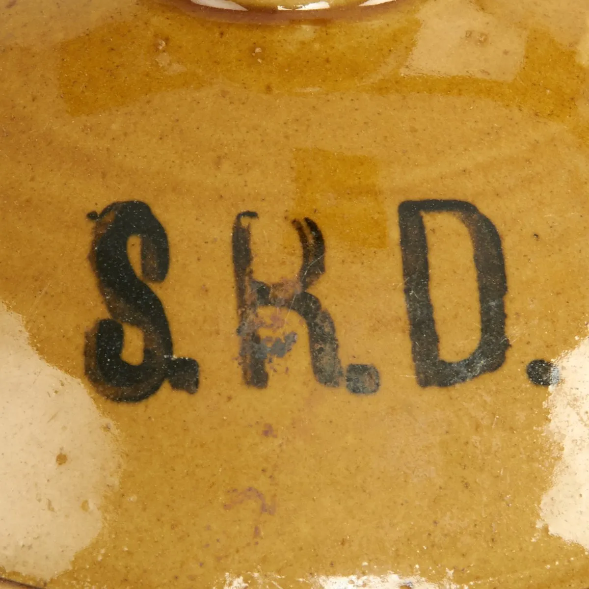 Original British WWI Military Issue S.R.D. Imperial Gallon Rum Jug by Pearson & Co.