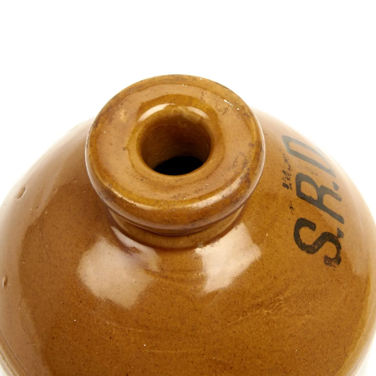 Original British WWI Military Issue S.R.D. Rum Jug - Maker Marked