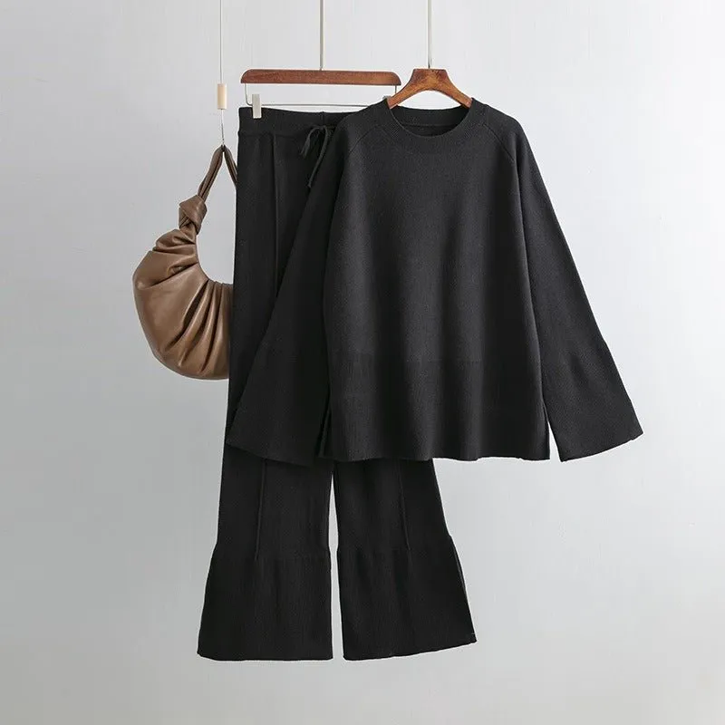 Pre Order:  Knit Sweater   Pants Loungewear Set
