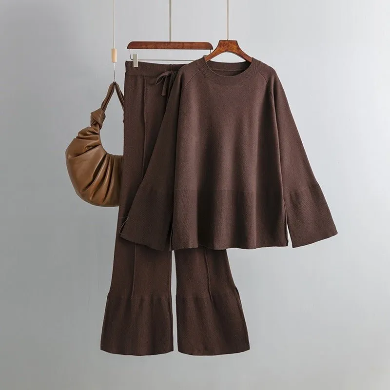 Pre Order:  Knit Sweater   Pants Loungewear Set