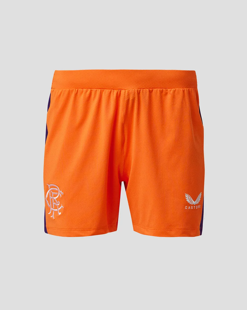 Rangers Junior 22/23 Third Shorts - Orange