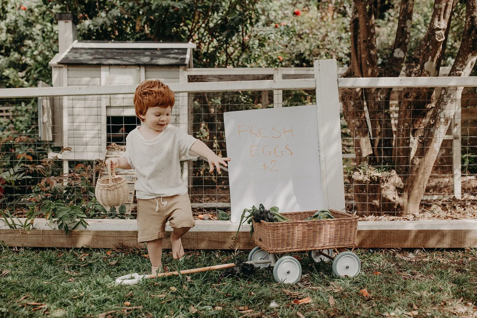 Rattan Wonder Wagon | Natural
