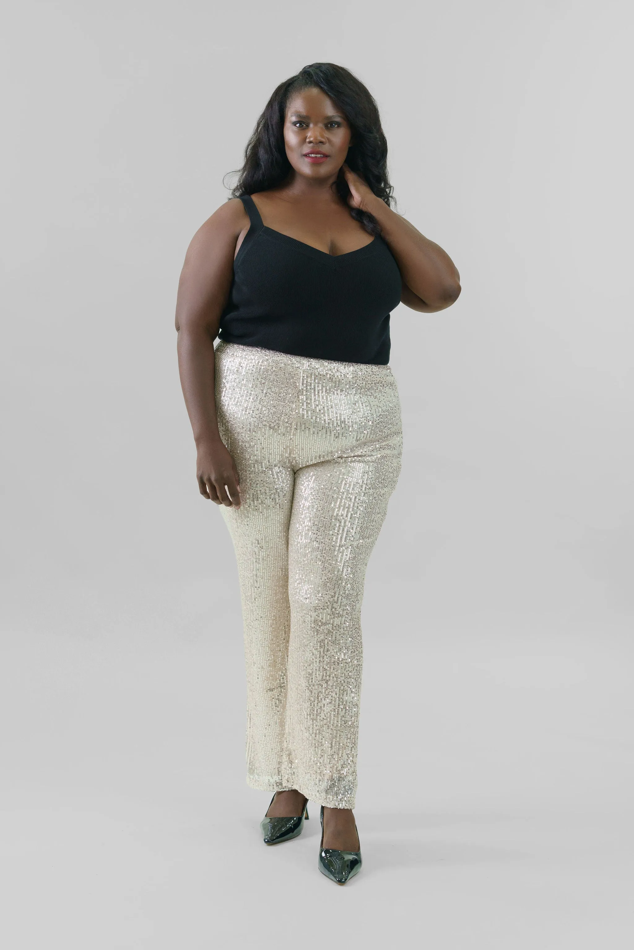 SEQUIN BELL PARTY PANT