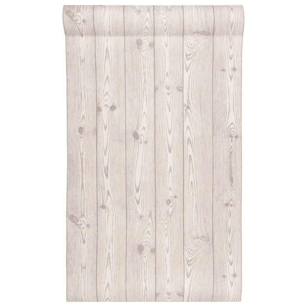 Wallpaper 3D Wood Grain Grey
